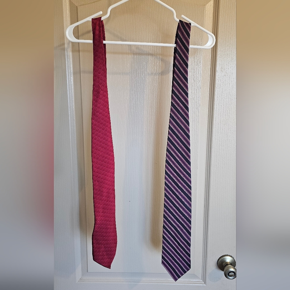 LOT Of 2 Silk Ties Adolfo And J. Garcia